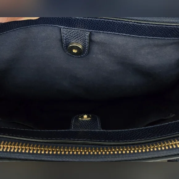 Coach Blue Christie Carry All Shoulder Bag - Picture 10 of 16